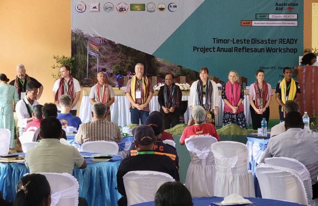G-SIG Participates in the Annual Reflection of the AHP Disaster READY Project in Timor-Leste in Viqueque